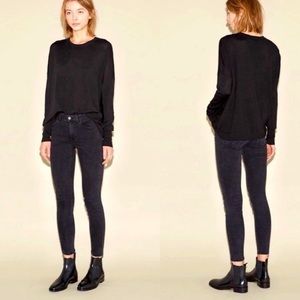 Acne Studios black denim skinny jeans